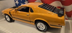 1/18 Ertl 1970 Boss Mustang with Shaker Hood Orange Diecast **READ**