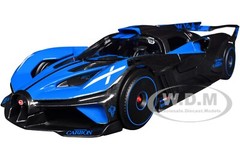 BUGATTI BOLIDE BLUE & BLACK 1/24 DIECAST MODEL CAR BY MAISTO 32911