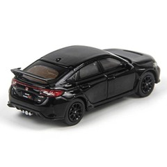 1:64 Scale Honda Civic Type-R FL5 Black Diecast Model Car Collectibles Gift Toy