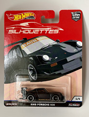 Hot Wheels Car Culture Silhouettes RWB Porsche 930 Black 1:64 Diecast