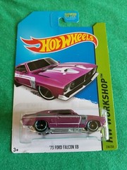 2014 Hot Wheels 73 FORD FALCON XB Purplish 238/250 EXCELLENT CARD Kmart Color