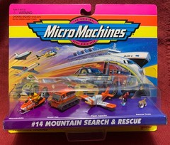 Micro Machines #14 Mountain Search & Rescue Collection 1995 Galoob 75030 NEW