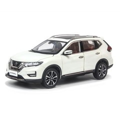 1:18 Scale Paudi Nissan X-Trail Rogue 2018 White Diecast Model Car Gift Collect