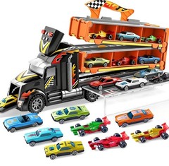 NEW 28pcs TRUCK ORBIT VEHICLE CARRIER TRACK TOY SET Kids 3+ Years JOYIN in Box