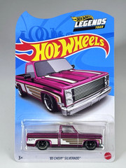 Hot Wheels ‘83 Chevy Silverado Pink Legends Tour 2021