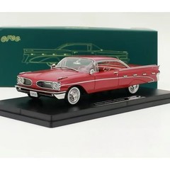 1:43 1959 Pontiac Bonneville Hardtop Red Die Cast Metal Model Car – Collectables