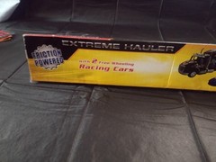 Extreme Hauler Friction Power Semi Truck Flatbed with 2 Cars NOS