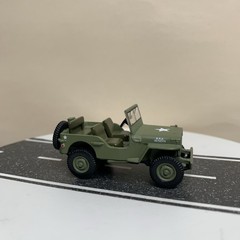 Greenlight Hollywood MASH 1942 Willys MB Jeep WWII Olive Drab Green 1:64 NM