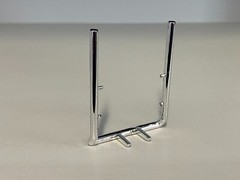 DCP 1/64 KENWORTH W900L CHROME FLAT TOP STACKS