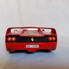 RARE VINTAGE FERRARI F50 BURAGO CLASSIC 1995 DIECAST RED 1/18 SCALE MODEL CAR.