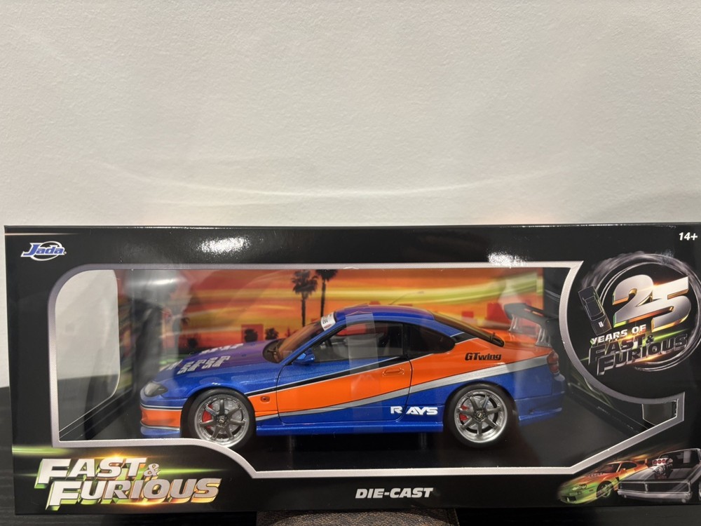 2001 NISSAN SILVIA S15 RHD BLUE FAST & FURIOUS 1/18 “MONA LISA”