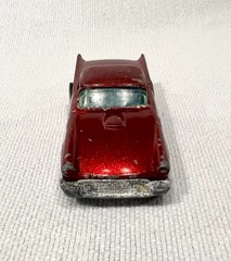 1980’s Hot Wheels Real Riders ’57 T-Bird Dark Red w/ White Rims Ford Thunderbird