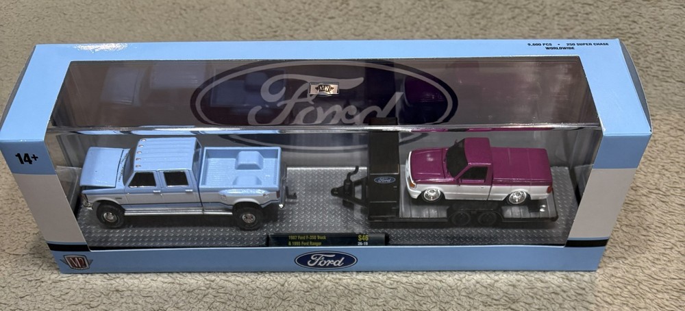 M2 Machines Hauler 1987 Ford F-350 Truck & 1995 Ranger