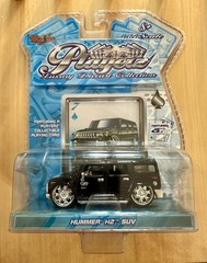 Maisto Playerz Luxury Diecast Hummer H2 SUV Black 1:64 Scale New Sealed Vintage