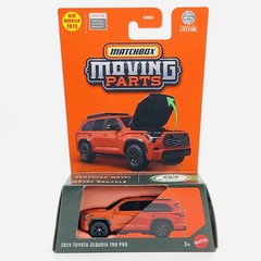 Matchbox Moving Parts 2024 Toyota Sequoia TRD Pro 29/50 Orange Solar Octane New
