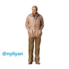 1/18 1/35 1/43 1/64 1/87 Scene Props Figures Miniature Casual Suit Man For Cars