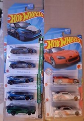 8 Hotwheels Nissan Dodge Honda Count Muscular Mopar Cars 1:64 Lot New