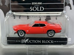 UH Greenlight Barrett-Jackson Auction Block 1969 Red Ford Mustang Boss 429 – New