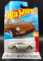 *Custom Hot Wheels* ’96 Porsche Carerra “Artsy Chromegold” By NoScalpCustoms