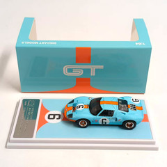 1:64 GT40 MK1 #6 Le Mans Diecast Model Car Classic Muscle Race 1960s