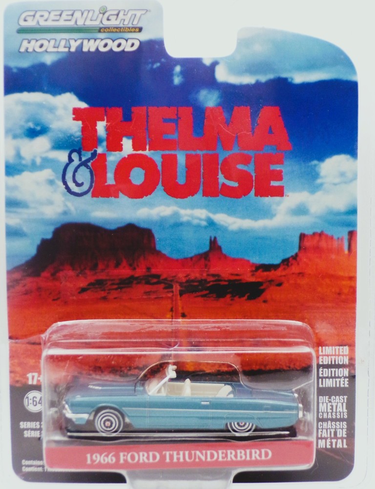 1966 Ford Thunderbird-Top down…Thelma & Louise…..Greenlight Hollywood..1:64.