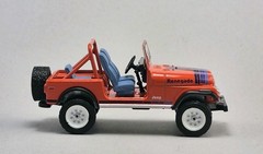 1979 JEEP CJ-7 RENEGADE Diorama Collectible DieCast Model Car 1:64 Red LOOSE