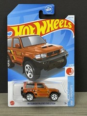 HOT WHEELS HW J-IMPORTS MITSUBISHI PAJERO EVOLUTION IN COPPER 9/10 OR#169/250