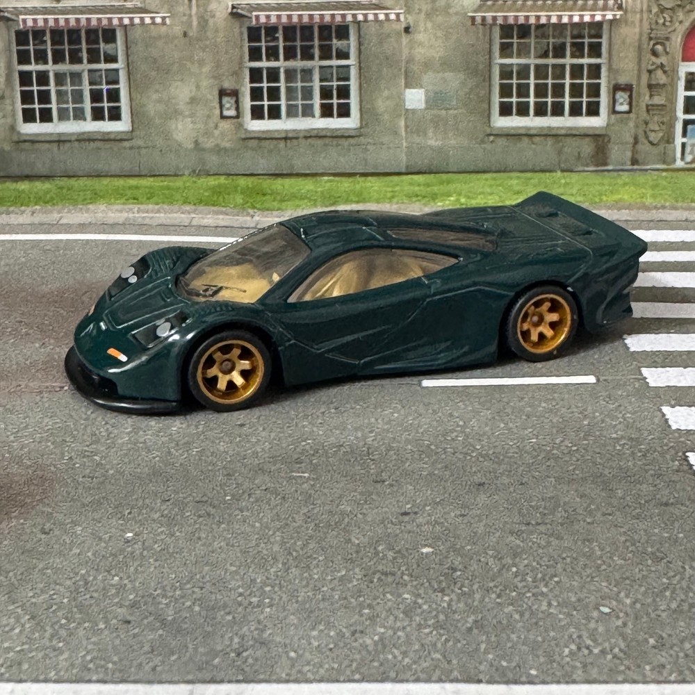 Matchbox 1997 McLaren F1 GT Custom Wheelswap Real Riders