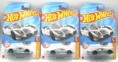 LOT of 3 HOT WHEELS ZAMAC NISSAN R390 GT1 LOT- HW TURBO #64/250 – ZAMAC #4/10