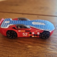 Hot Wheels Solar Reflex 1:64 Diecast Car Red/Blue/White 2007 Made Malaysia