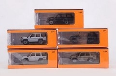 GCD 1/64 Scale Land Cruiser LC76 Black Diecast Car Model Collection
