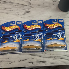 2002 Hot Wheels Evil Twin #123 Mainline Gold LW Lot Of 2 Color Variation 3 Cars