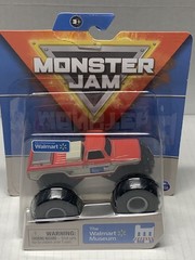 SPIN MASTER MONSTER JAM. THE WALMART MUSEUM, SAM WALTONS FORD F-150, ON CARD